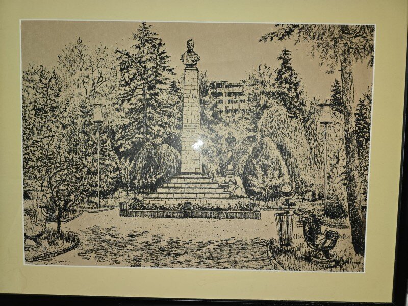 Drobeta Turnu Severin  - Statuia lui Decebal (gravura)