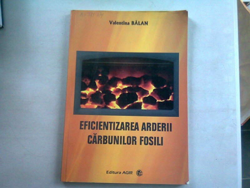 EFICIENTA ARDERII CARBUNILOR FOSILI - VALENTINA BALAN