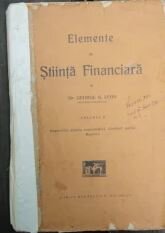 Elemente de Stiinta Financiara - George N. Leon