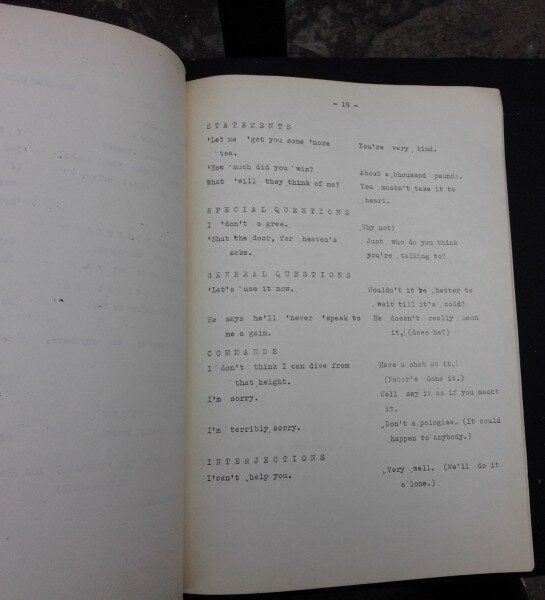 EXERCITII PRACTICE DE INTONATIE DIN CARTEA INTONATION OF COLLOGNIAL ENGLISH - J.D. O'CONNOR