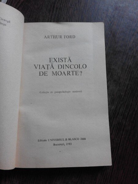 Exista viata dincolo de moarte?-  Arthur Ford