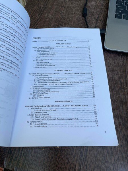 Fane Ghelase Chirurgie Vol. III Patologie chirurgicala (cu dedicatia autorului)