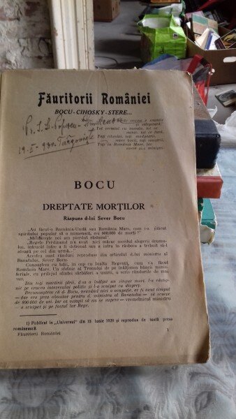 FAURITORII ROMANIEI. BOCU, CIHOSKY, STERE.... - N. DIMITRIU