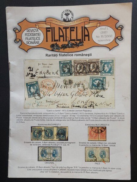 Filatelia – Anul L (535),  Nr. 11/2000