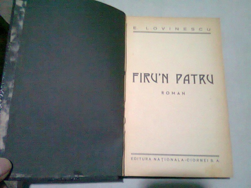 Firu'n patru - E. Lovinescu