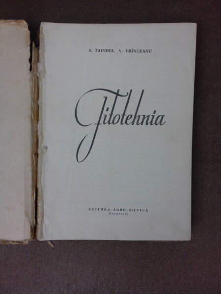 Fitotehnia - A. Taindel