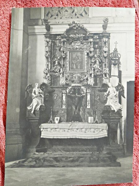 Fotografie, biserica, intrarea in altar, secolul XIX