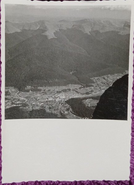 Fotografie, Bucegi, vedere spre Busteni, 1959