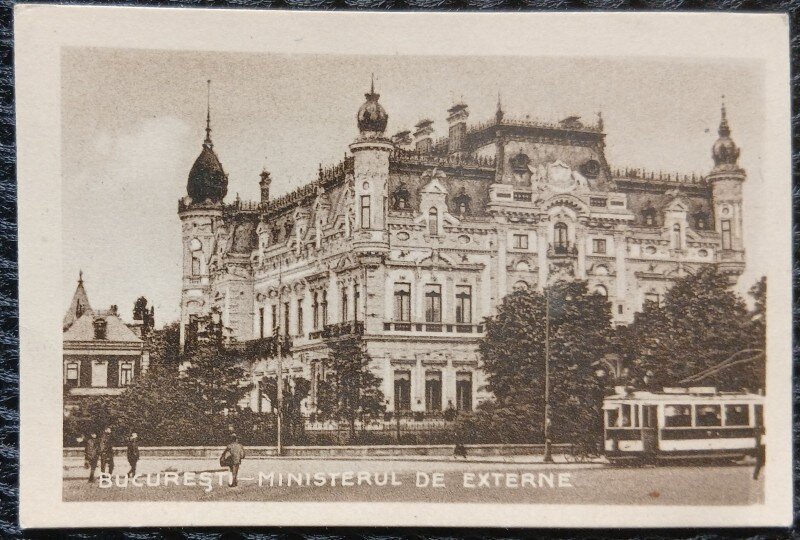 Fotografie, Bucuresti, Ministerul de Externe, 1936 (cladire demolata in 1946)