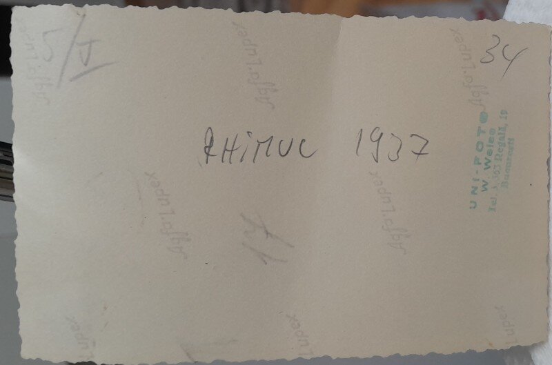 Fotografie, cu masina de-a lungul Rinului, 1937