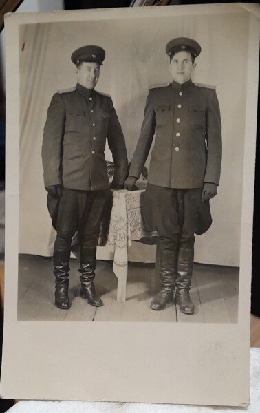 Fotografie, doi militari, 1950