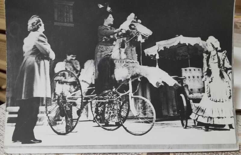 Fotografie, Draga Olteanu Matei in piesa de teatru Chirita
