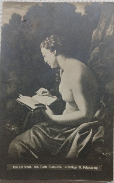 Fotografie Ermitage St. Petersburg, Van der Werff, Sfe. Marie Madeleine