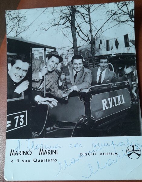 Fotografie, Marino Marini 1924-1997 si cvartetul sau, cu autograf