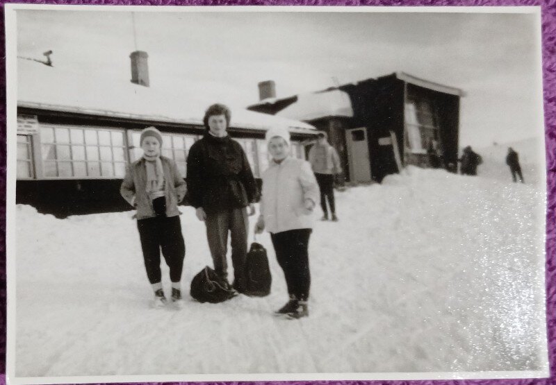 Fotografie, Muntii Bucegi, Clabucet plecare, 1966