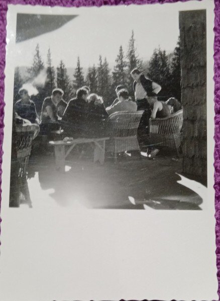 Fotografie, Muntii Bucegi, Terasa de la Pestera, 1959