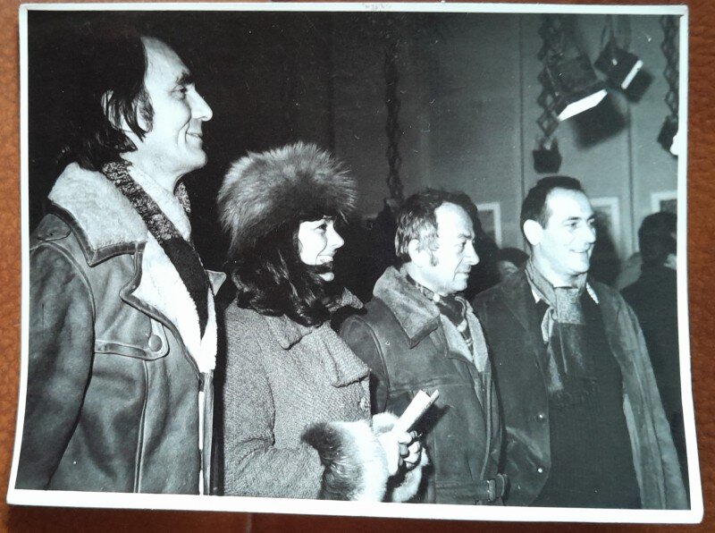 Fotografie, Romulus Rusan, Ana Blandiana, Radu Carneci, Dumitru Radulescu, anii comunismulkui