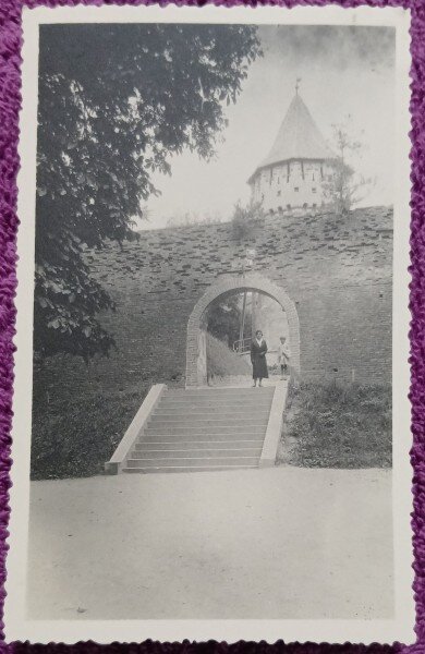 Fotografie, Sibiu, zidurile orasului, 1932