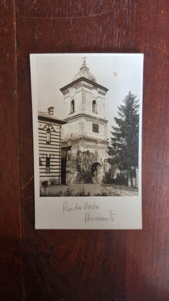 Fotografie tip Carte Postala - Bucuresti. Turnul Manastirii Radu-Voda