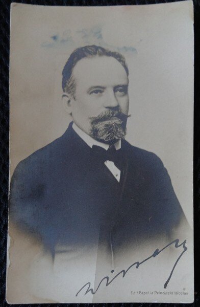 Fotografie tip Carte Postala, Constantin G. Disescu, Profesor Universitar si Ministru