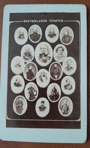 Fotografie tip CDV, printi ai Germaniei