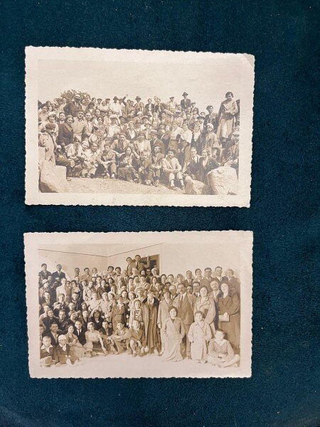 Fotografii cu un grup de fuctionari in excursie - III Albastru 1993