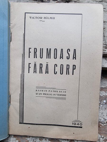 Frumoasa fara corp - Victor Hilmu