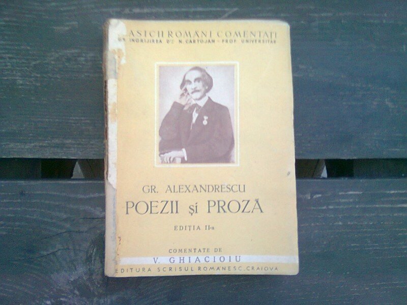 GR. ALEXANDRESCU. POEZII SI PROZA COMENTATE DE V. GHIACIOIU