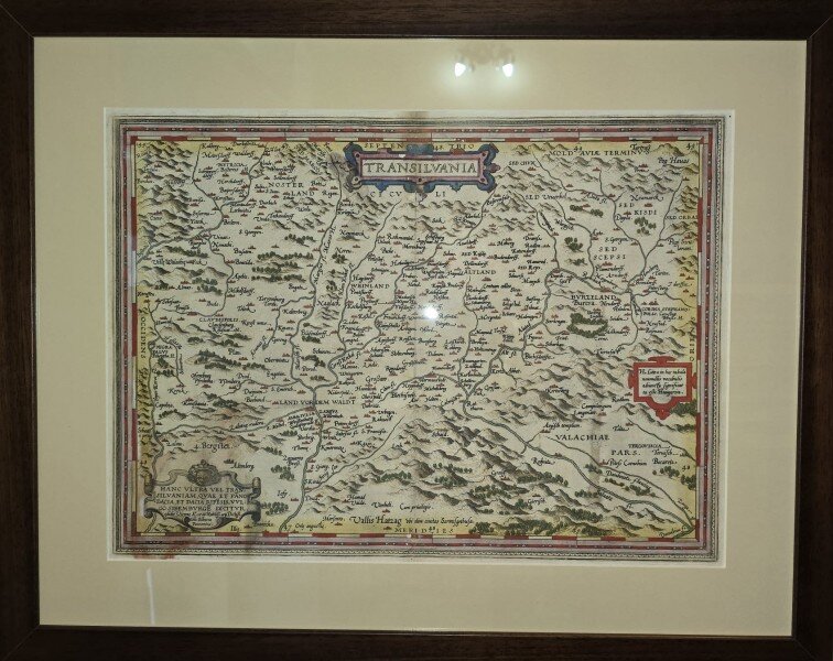 Harta - Transilvania, an 1566