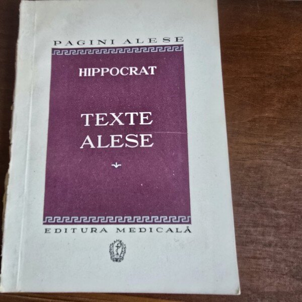 HIPPOCRAT , TEXTE ALESE , 1960