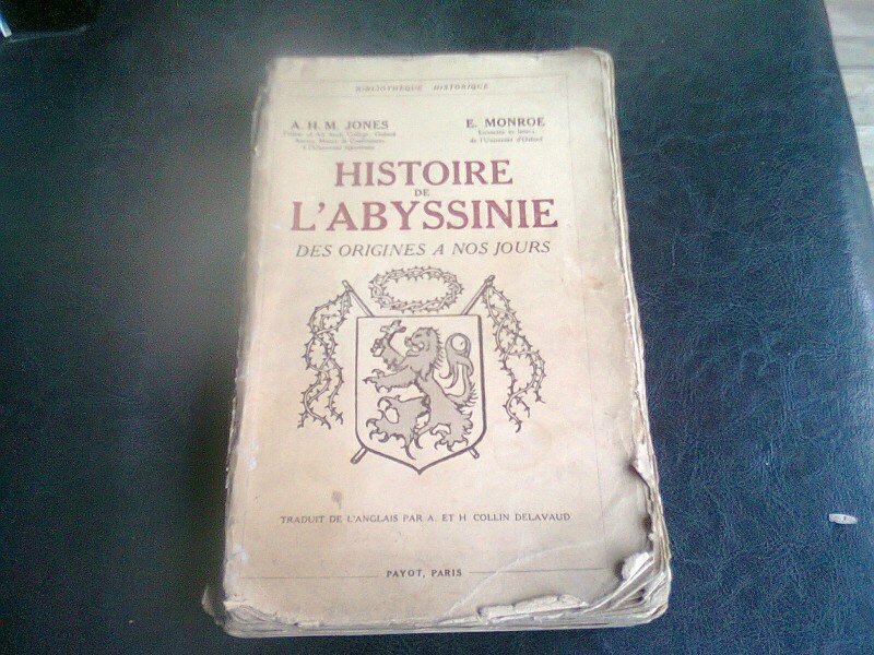 HISTOIRE DE L'ABYSSINIE - A.H.M. JONES