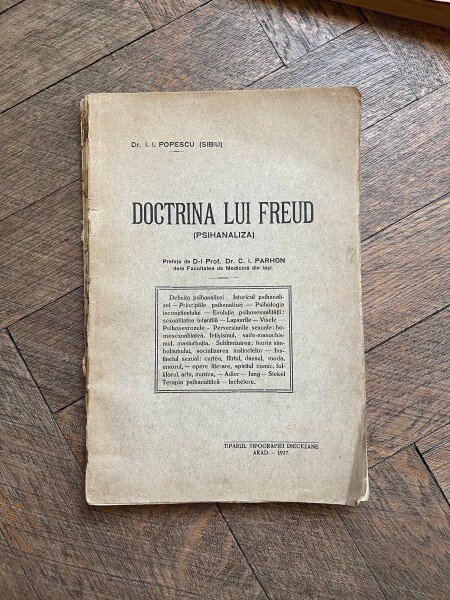 I. I. Popescu - Doctrina lui Freud (1927)