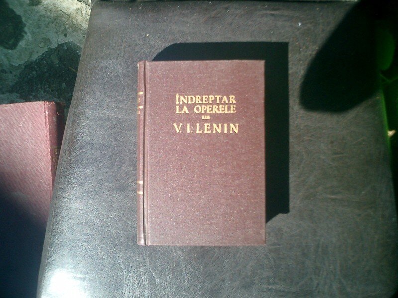 Indreptar la operele lui V. I. Lenin partea I