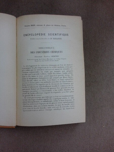 Industrie des metaux secondaires et des terres rares - Paul Nicolardot  (carte in limba franceza)