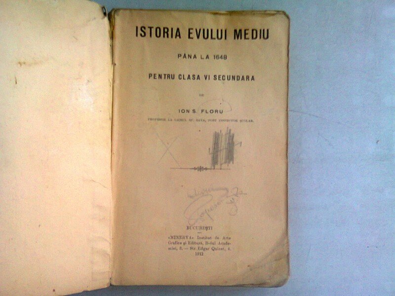 ISTORIA EVULUI MEDIU PANA LA 1648 PENTRU CLASA VI SECUNDARA - ION S. FLORU
