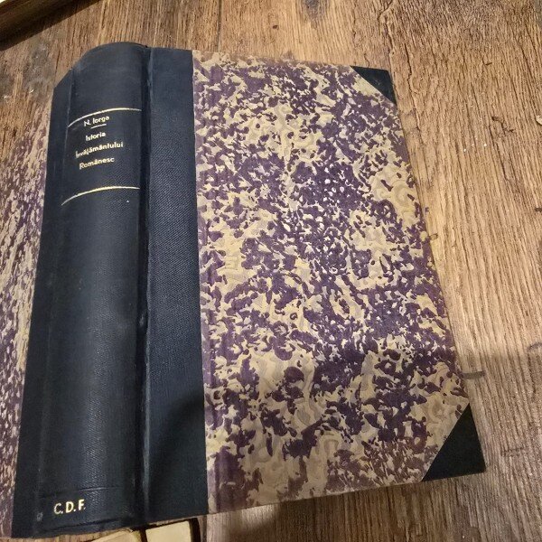Istoria invatamantului romanesc + Histoire de lenseignement en pays Roumains- N. Iorga  coligat