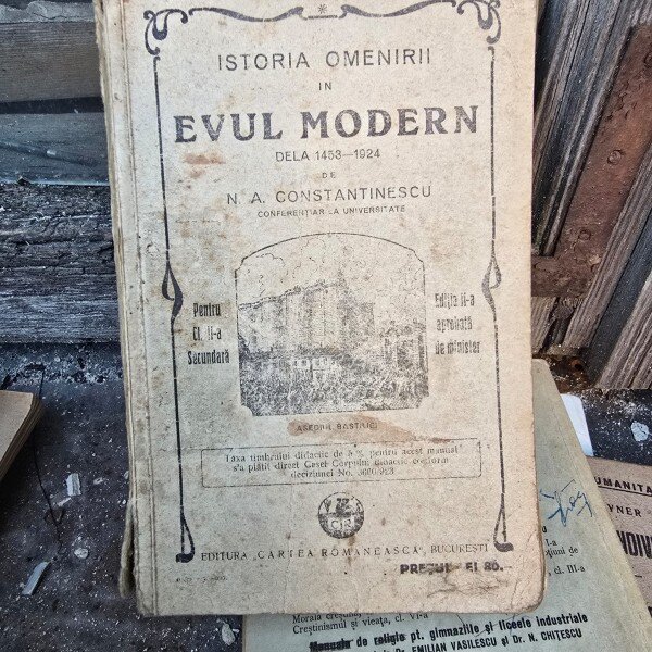 Istoria omenirii in evul modern de la 1453-1924 - N. A. Constantinescu