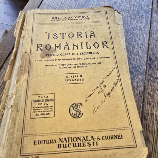Istoria romanilor pentru clasa a III-a secundara - Emil Diaconescu