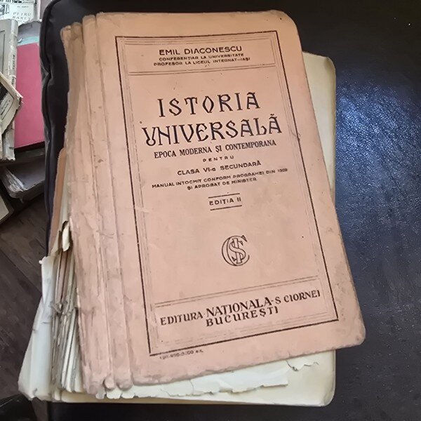 Istoria Universala, epoca moderna si contemporana, pentru clasa a VI-a secundara - Emil Diaconescu