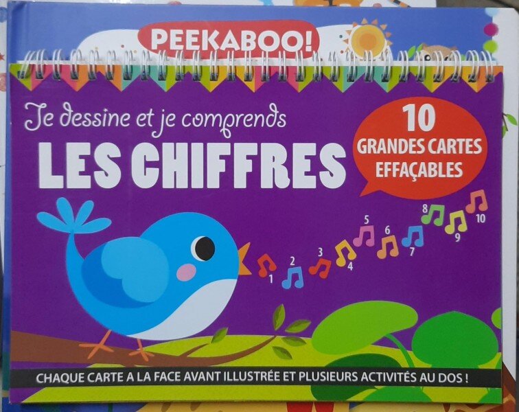 Je dessine et je comprends Les chiffres (Desenez si inteleg cifrele - carte in limba franceza)
