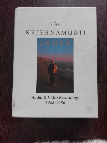 Krishnamurti Index: Audio and Video Recordings, 1965-1986  3 volume  (carti in limba engleza)