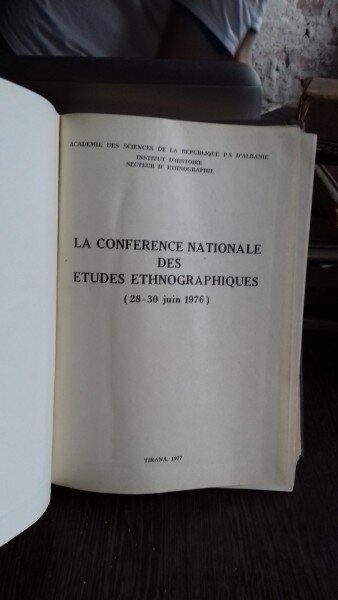 LA CONFERENCE NATIONALE DES ETUDES ETHNOGRAPHIQUES 1976  (CONFERINTA NATIONALA DE STUDII ETNOGRAFICE)
