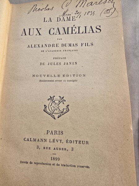 La dame aux camelias - Alexandre Dumas Fils