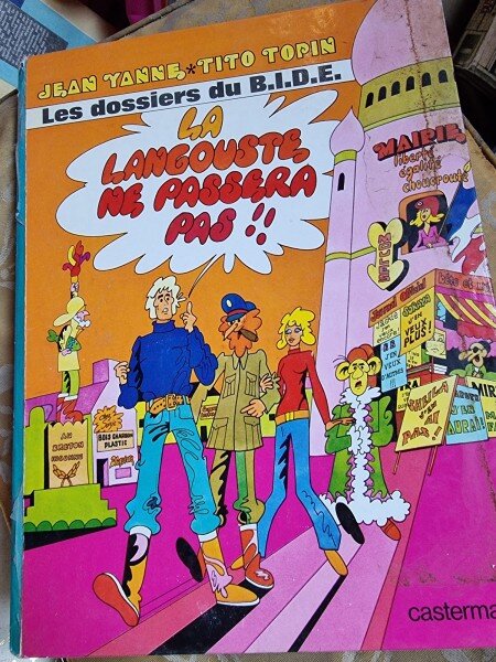 La Langouste ne Passera Pas - Jean Yanne, Tito Topin  carte cu benzi desenate