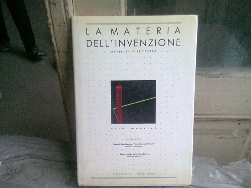 LA MATERIA DELL'INVENZIONE - EZIO MANZINI  (CARTE IN LIMBA ITALIANA)