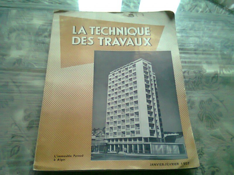 LA TECHNIQUE DES TRAVAUX IANUARIE FEBRUARIE 1957  (TEXT IN LIMBA FRANCEZA)