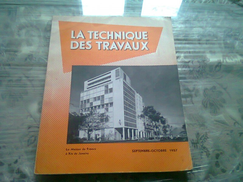 LA TECHNIQUE DES TRAVAUX SEPTEMBRIE OCTOMBRIE 1957  (TEXT IN LIMBA FRANCEZA)