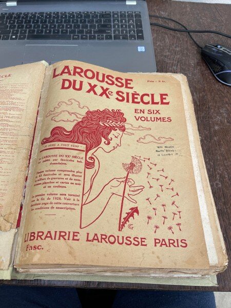 Larousse du XXe Siecle en six volumes (contine Fasciculele 1-61, vezi descriere)