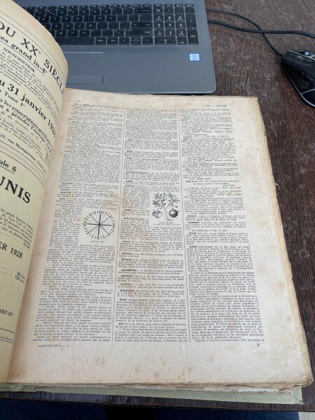 Larousse du XXe Siecle en six volumes (contine Fasciculele 1-61, vezi descriere)