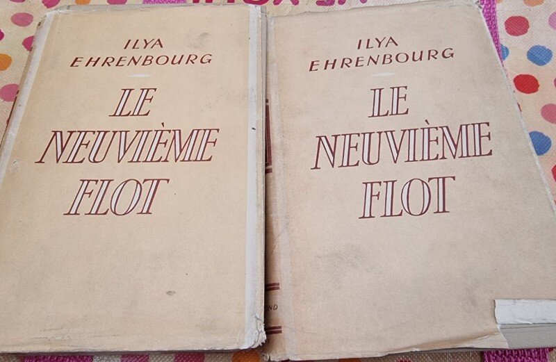 Le neuvieme flot - Ilya EhrenBourg  2 volume